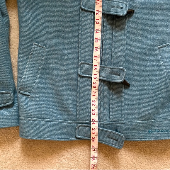 Ben Sherman Blue Wool Blend Coat Size S - Picture 14 of 16